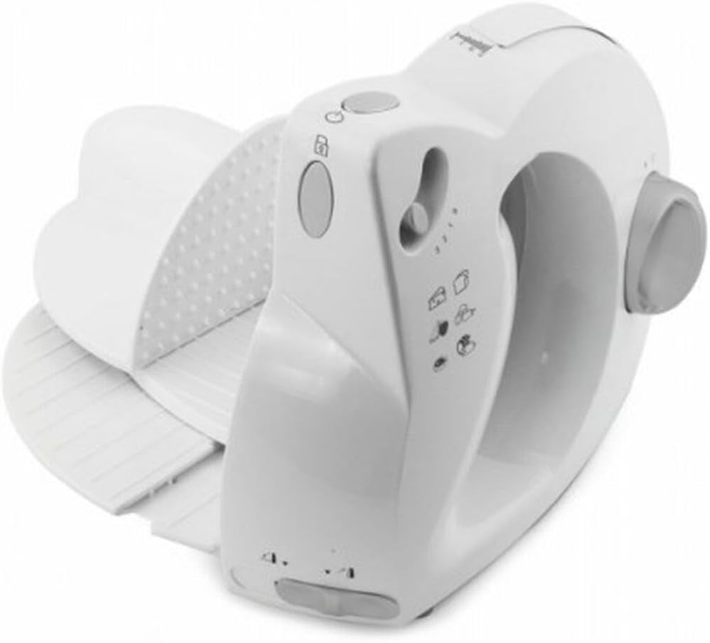 EKM017W Roestvrijstalen elektrische snijmachine, 150 W Shredders en Slicers Naty Shop
