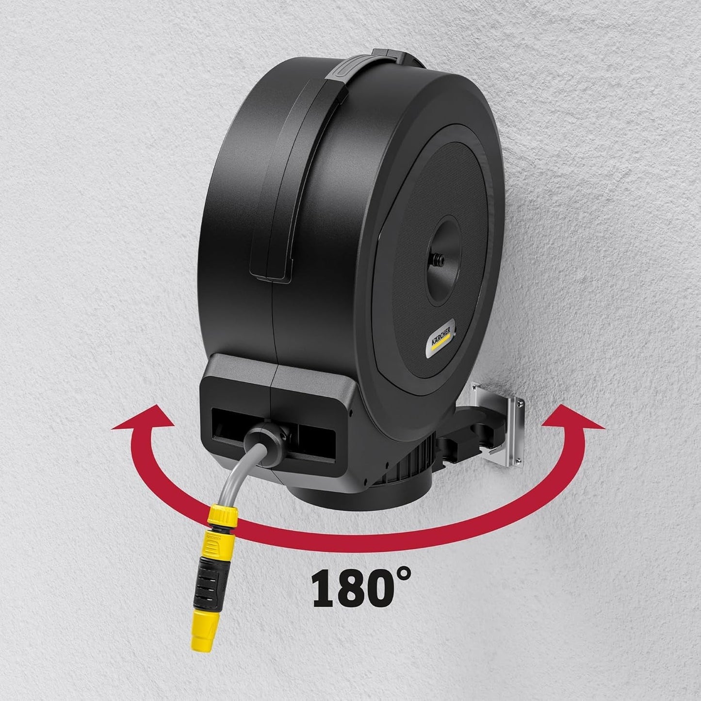 Automatische slangenbox Kärcher HBX 5.35: 35 m slang, aansluitslang: 1,5 m; automatische slangintrekking, handig en flexibel, zwart
