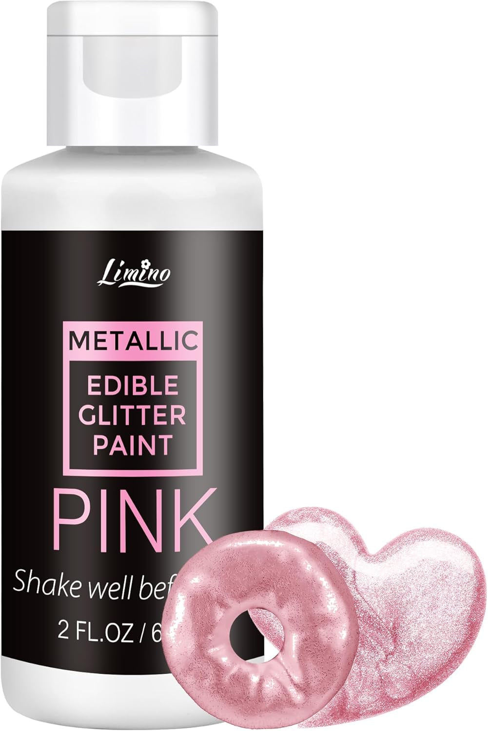 Vloeibare eetbare glitter - 6 metallic kleuren, vloeibaar eetbaar glitterpoeder voor taartversiering, bakken, macarons - metallic voedselkleuring, glitterkleuren voor koekjes, fondant, cakes, muffins