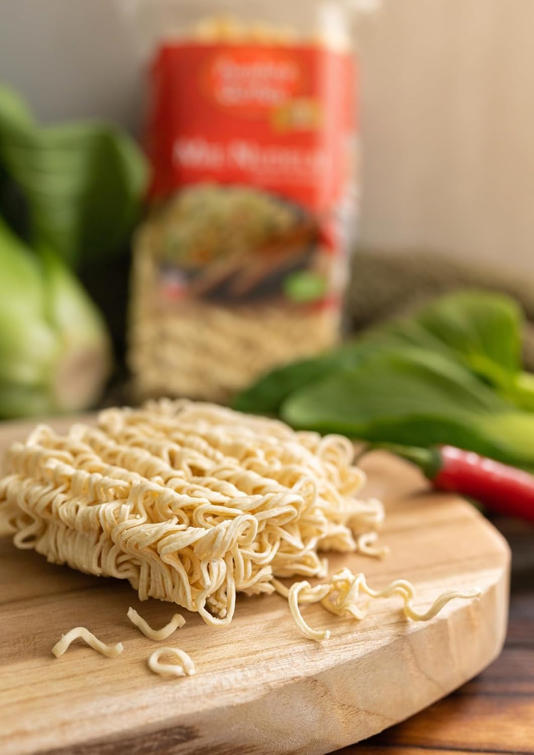 Bamboo Garden - Mie Noedels | Instantnoedels voor de Aziatische keuken | Ideaal voor wokgerechten of soepen Veganisten | Zak van 250 gram