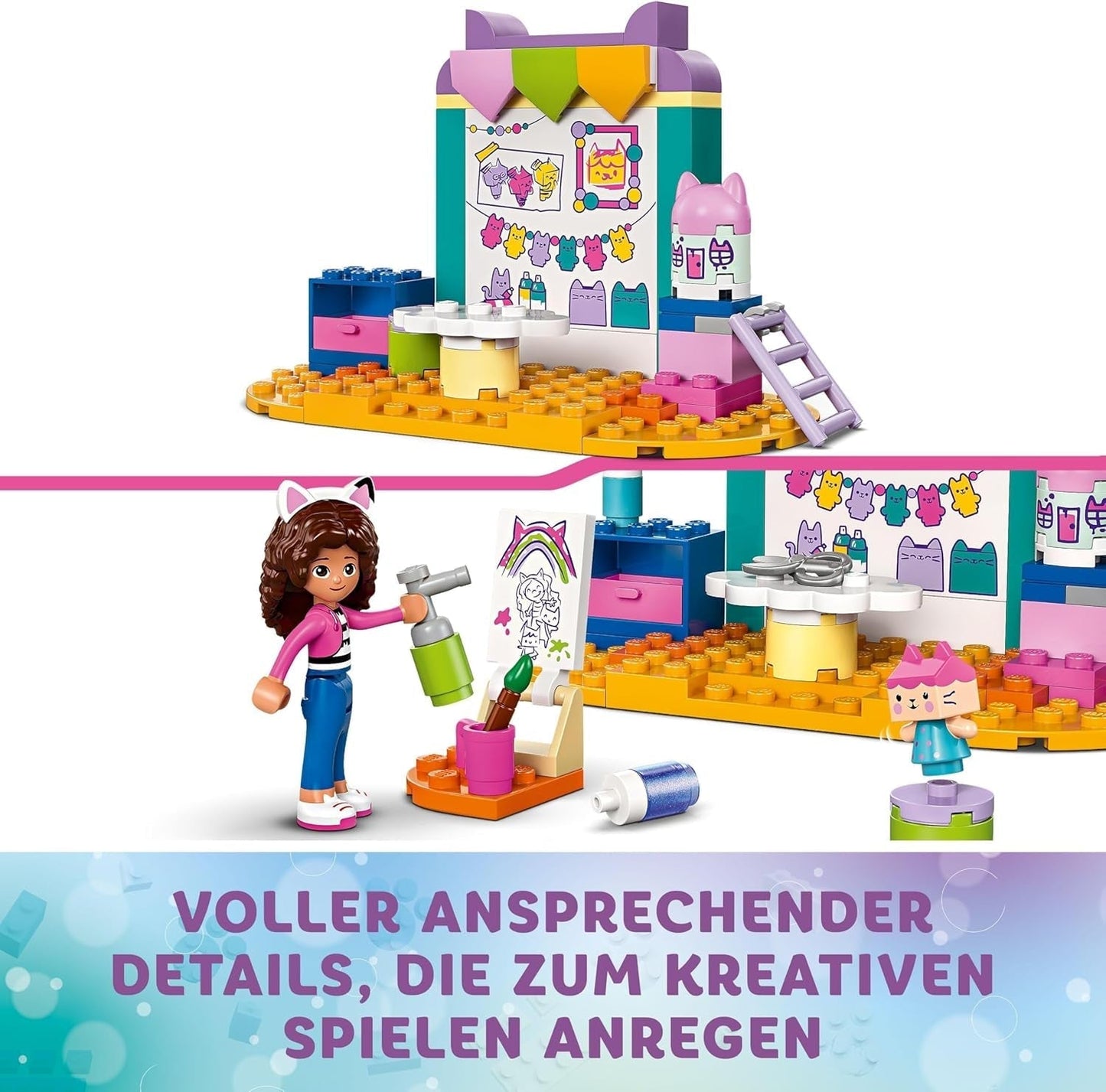 LEGO 4+ Gabby's poppenhuis knutselplezier met babydoos, rollenspel speelset, creatieve knutselset voor meisjes en jongens vanaf 4 jaar oud, model speelgoedhuis 10795 Bouwsets Beuche bij LEGO-Store