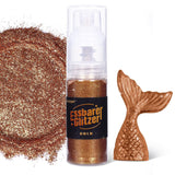 Eetbare glitter - 10G, roségouden drankglitter, eetbaar glitterpoeder, kleurstofpoeder voor levensmiddelen, goudpoeder, metallic glitterpoeder, glitterspray voor cocktails, chocolade, cakes, fondant