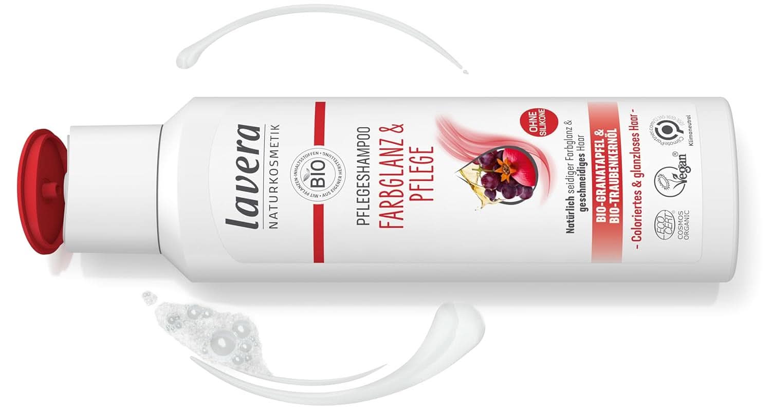 Lavera Care Shampoo Color Shine & Care, veganistisch, 250 ml Douche en bad Naty Shop