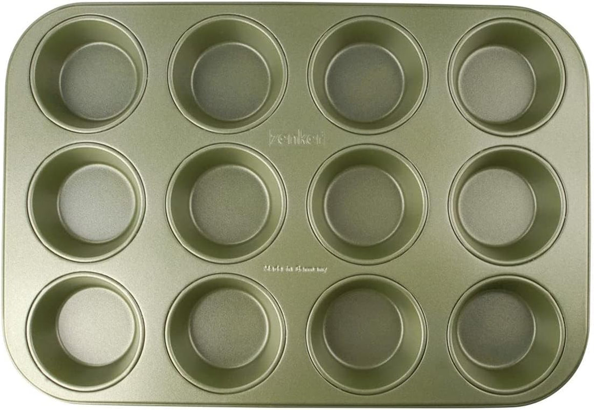 Zenker Muffinform Für 12 Stück – Ressourcenschonende Und Klimaneutrale Backform Für Muffins Und Cupcakes – 12Er Muffinblech Mit Veganer Antihaftbeschichtung Vormen en bakplaten voor het bakken Naty Shop