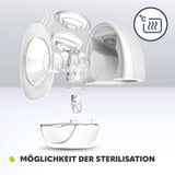 Elektrische borstkolf LIONELO Fidi Free 2, massagemodus, 5 intensiteitsniveaus Accessoires Voeding en borstvoeding Bebe Naty Shop