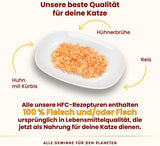 Almo Nature HFC Natuurlijk natvoer voor katten - Diverse recepten met kip - 6 x 70 g