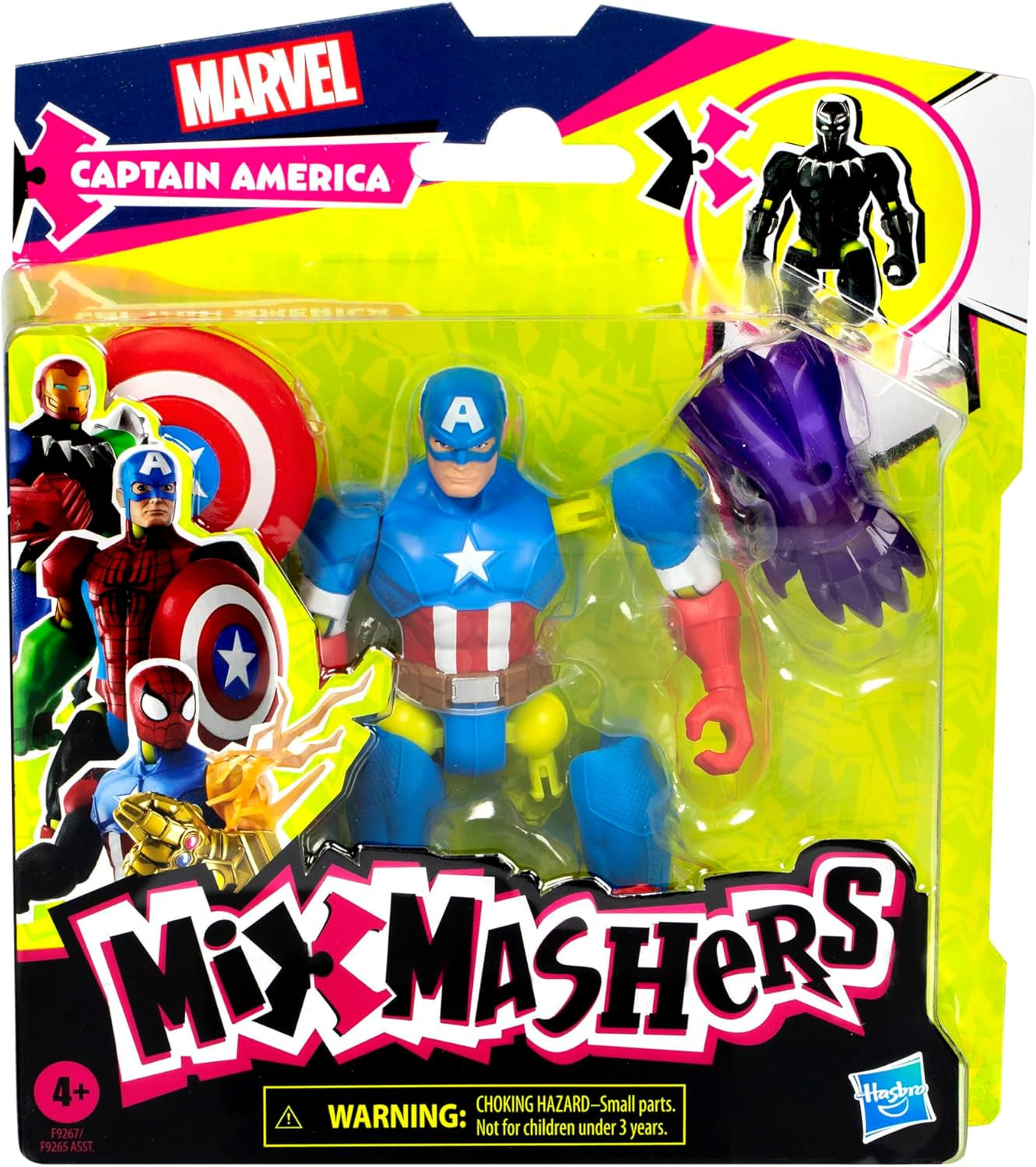 Mixmashers Marvel Captain America Avengers Mix-And-Match actiefiguur en accessoires Actiefiguren Naty Shop