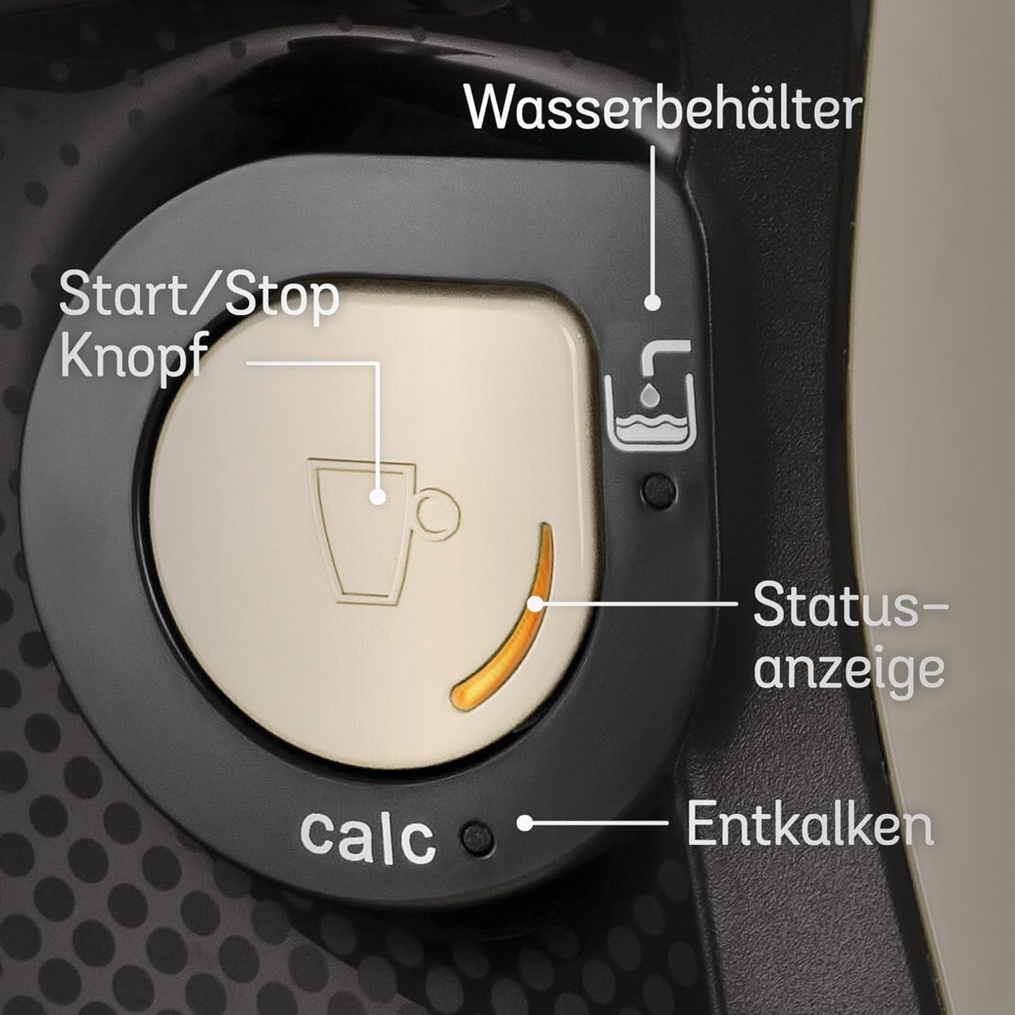 Bosch Tassimo Happy Friendly TAS107E Capsule-espressomachine, 70+ dranken, geschikt voor alle kopjes, auto-stop, duurzaam, perfecte dosering, ruimtebesparend, 1400W, crème/zwart