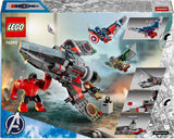 LEGO Marvel Showdown tussen Captain America en Red Hulk Bouwbare jetset voor kinderen Superheldenspeelgoed voor jongens en meisjes vanaf 8 jaar Avontuurlijk bouwspeelgoed 76292 Bouwsets Bekijk de LEGO-Store