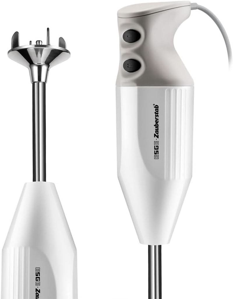 Esge-Zauberstab M 122 S, Stabmixer Weiß, Mit Zubehör, Bis 14.000 U/Min, 90310 Keuken Naty Shop