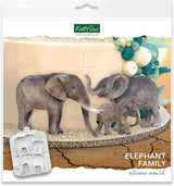 Katy Sue, siliconen mal familie van olifanten keuken Naty Shop