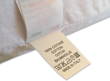 Natuurlijk latex kussen Double Wave Model - Geperforeerd latex kussen Ultra ademend Natuurlijk en gezond herstel - Hoogste comfort Ergonomisch Antibacterieel - 100% Made in Italy Naty Shop standaard kussens