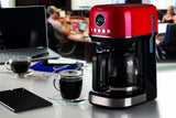 Ariete Moderna 1396 filter-espressomachine voor het zetten van Amerikaanse koffie tot 15 kopjes glazen karaf verwarmingsplaat LCD-display afneembare en wasbare filters wit