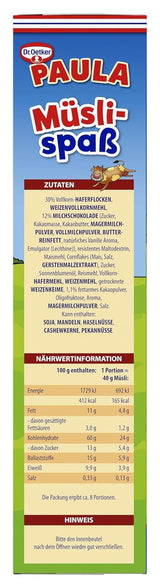 Dr. Oetker Muesli Plezier