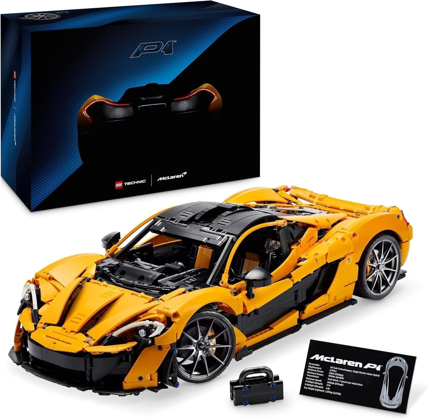 LEGO Technic Mclaren P1 Supersportwagenset voor volwassenen Autofans Cadeau V8-zuigermotor 7 versnellingen Schaalmodelauto Speelgoedautoset 42172 Bouwsets Bekijk de LEGO Store Standaardtitel