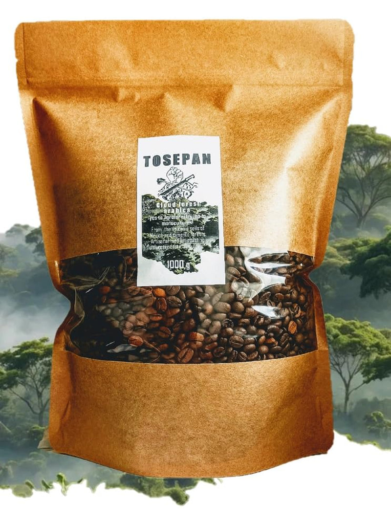 Tosepan Arabica koffie uit het tropische woud van Mexico 1000 g