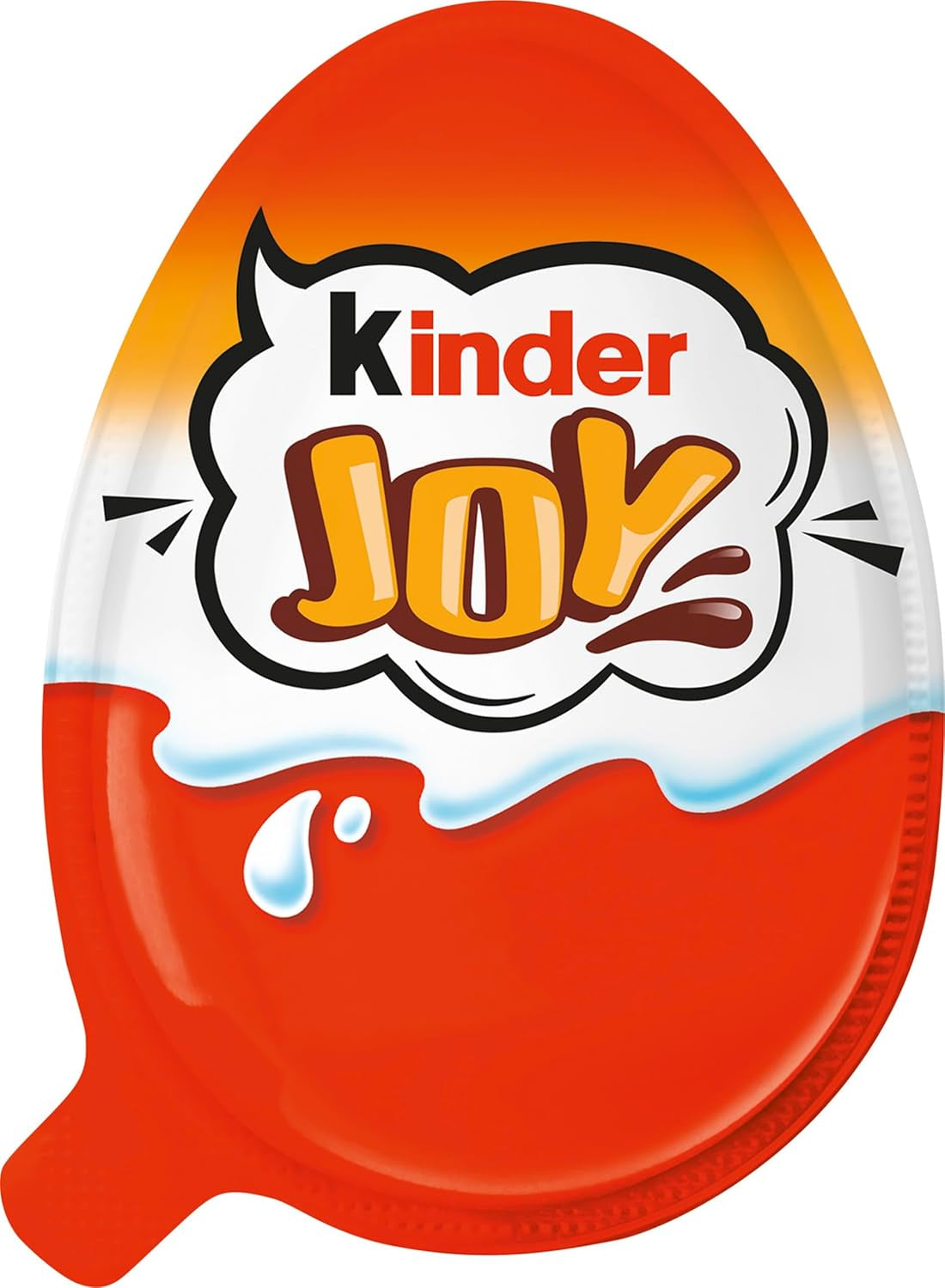 Kinder Joy-pakket van 2 - De ene helft met heerlijke melk- en cacaoroom en knapperige balletjes, en de andere helft met een geweldige verrassing - Paaschocolade, Paassnoepjes - Paascadeau - 40g