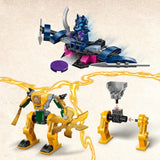 LEGO NINJAGO Arins Strijdmecha, Ninjaspeelgoed voor kinderen vanaf 4 jaar Met figuren Incl. Arin met mini-katana, actiefiguren en mechs, klein cadeautje voor jongens en meisjes 71804 Bouwsets Besuche den LEGO-Store