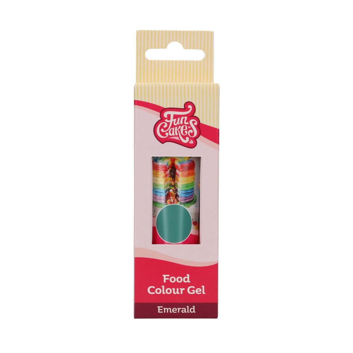 Funcakes Food Colour Gel Emerald: Hooggeconcentreerde kleurstof voor deeg, room, fondant en marsepein. Gemakkelijk doseren. Eén druppel om levendige kleuren te creëren. Halal. 30 gram