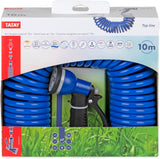 TATAY spiraalslangset 10 m met kunststof accessoires met UV-bescherming, ideaal voor terrassen en kleine tuinen.