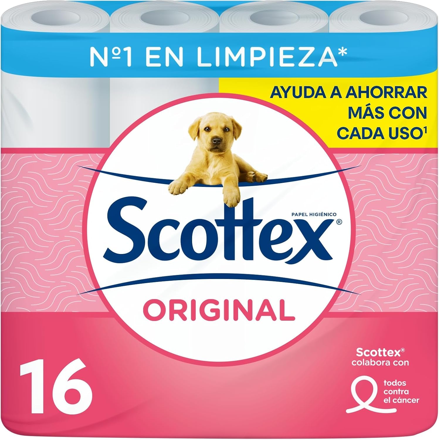 Toiletpapier Origineel, 128 witte rollen