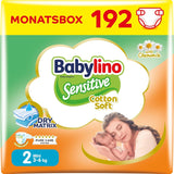 Luiers voor gevoelige baby's, maat 2, mini (3-6 kg), 192 luiers