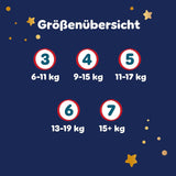 Pampers Night Pants luiers maat 6, 138 stuks, 13kg-19kg, bieden extra bescherming gedurende de hele nacht.