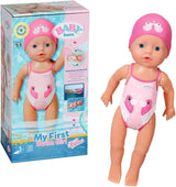 BABY Born My First Swimmer Girl - Pop van 30 cm - Badpop met draaimechanisme, Waterdicht - Werkt zonder batterijen - Geschikt voor kinderen van 1 jaar en ouder