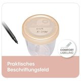Moedermelkcontainers NIP First Moments 150 ml, 4 stuks: stapelbaar en lekvrij Accessoires Voeding en Borstvoeding Bebe Naty Shop