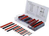 BGS 8123 | Assortiment krimpkousen | 100 stuks | Kleurrijk | Verhouding 2:1 | 6 maten | Inclusief bijpassende doos