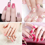 6 Stück Nagel Pinsel Set, Doppel-Ende Nageldesign Pinsel, Acryl Nail Art Pinsel Set Nail Art Liner Pinsel Dotting Tool voor DIY Nail Art Design (Mit 1 Schwammbürste)
