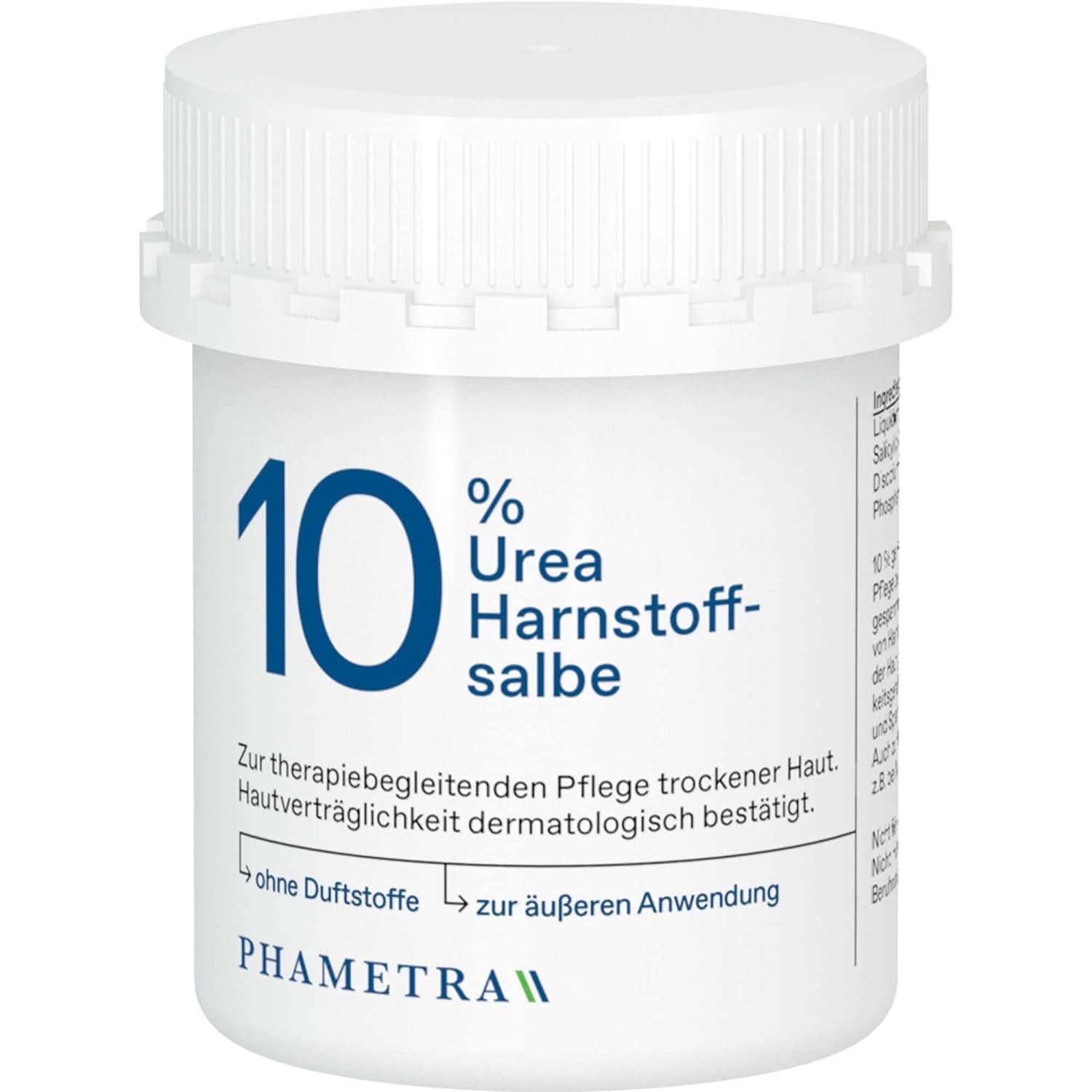 Phametra Ureumzalf met ureum 10%, 250 g Cosmetica en schoonheid Naty Shop 100 g