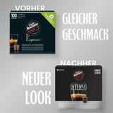 Caffè Vergnano 1882 - Èspresso Kompostierbare Kaffeekapseln , Compatibel met Nespresso, Intenso (Intenso) - Packung Enthält 100 Kapseln