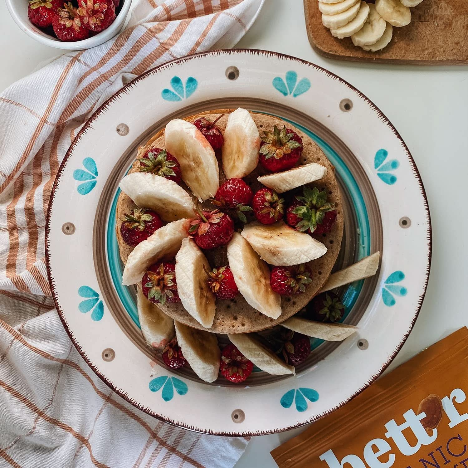 Bett'R Pannenkoekenmix, biologische, vegan en glutenvrije bakmix, 6 x 400 gram Keuken Naty Shop