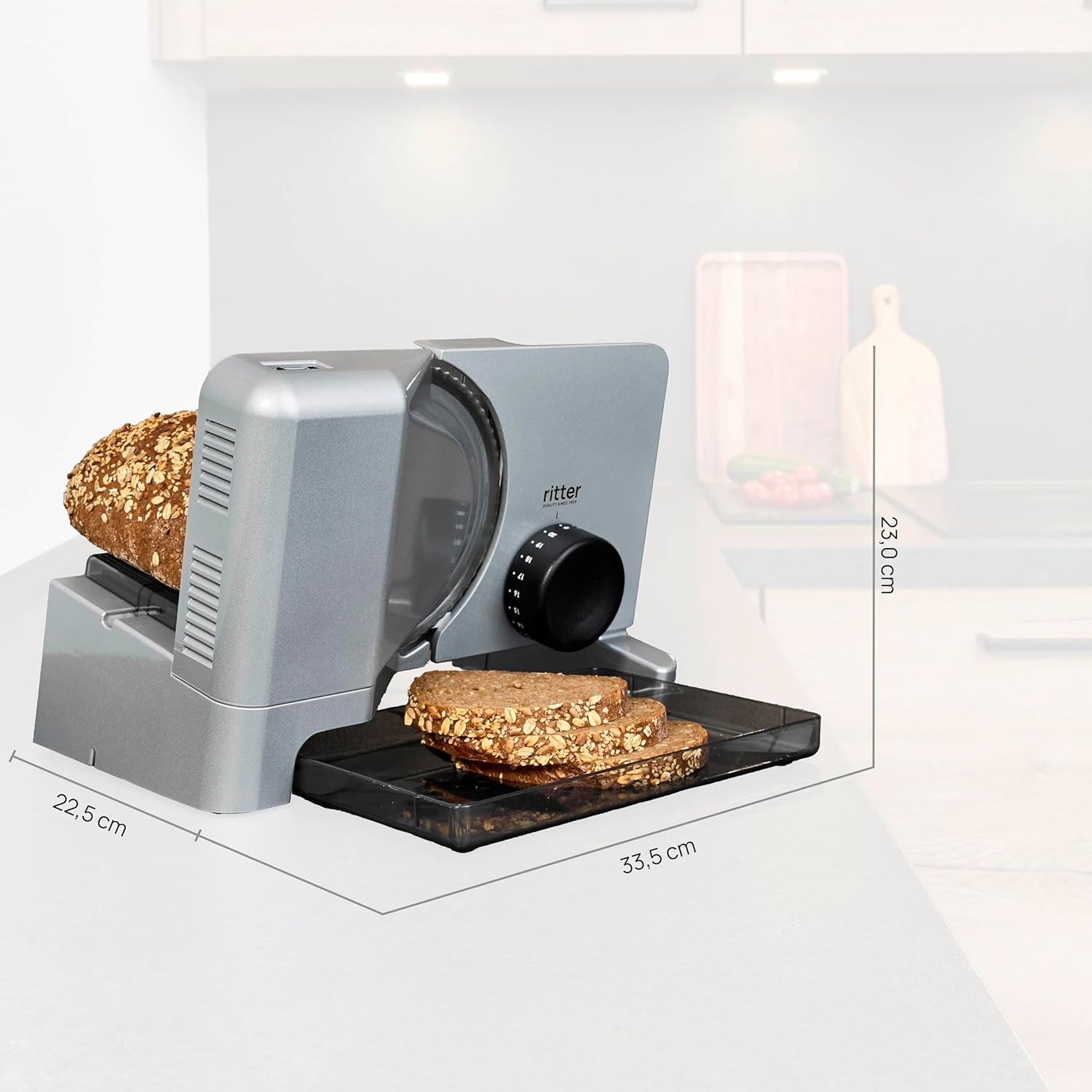 Ritter E 16 Duo plus Multifunctionele elektrische snijmachine, made in Germany Raspen en Snijmachines Naty Shop