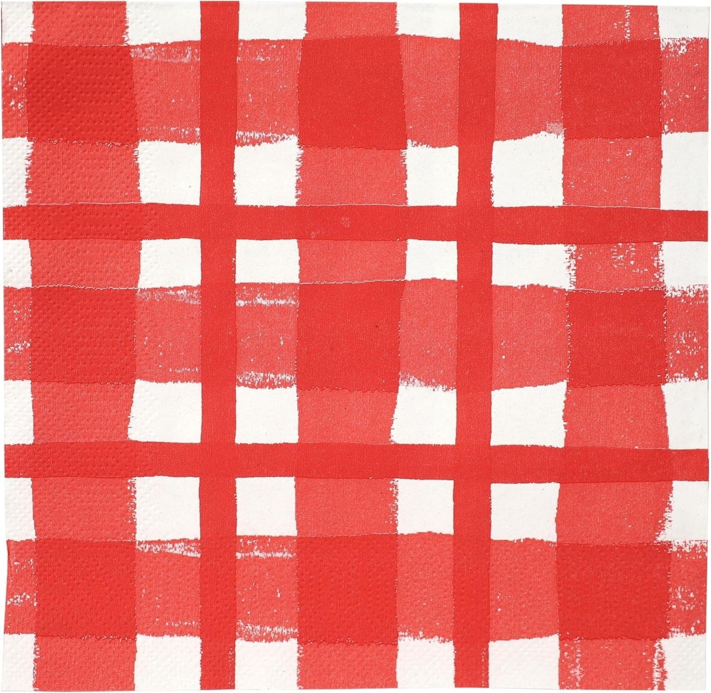 Talking Tables 20 x gele gingham wegwerp servetten van gerecycled papier voor buiten zomerpicknicks en diners, milieuvriendelijk voor verjaardagsfeestjes, Pasen, bruiloften, barbecues, 3-laags 33 cm