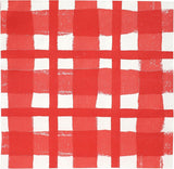 Talking Tables 20 x gele gingham wegwerp servetten van gerecycled papier voor buiten zomerpicknicks en diners, milieuvriendelijk voor verjaardagsfeestjes, Pasen, bruiloften, barbecues, 3-laags 33 cm