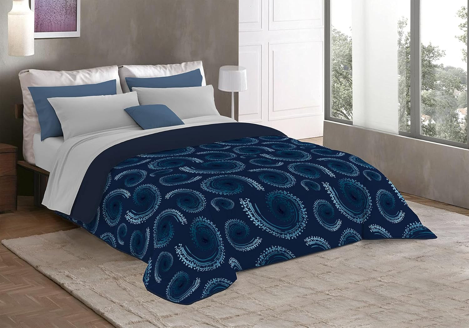 Fantasy T-Fa-Hypnotic-1P Winterquilt, Microvezel, Hypnotic, 170X260Cm Quilts en quilts Naty Shop Vortex 220X260 Cm