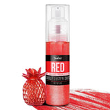 Eetbare glitterspray, 20 gram Naty Shop Rood