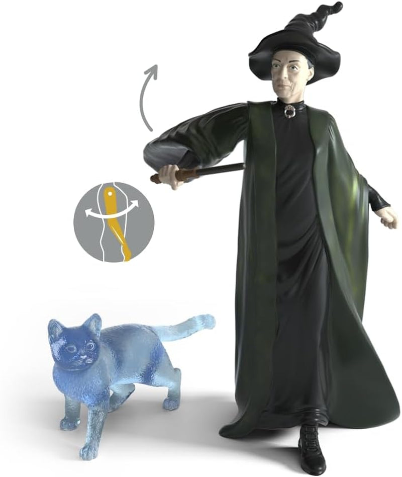 Schleich 42682 Professor Anderling & Patronus, Vanaf 6 jaar, HARRY POTTER - Speelfiguur, 16 X 11 X 18 cm Actiefiguren Naty Shop