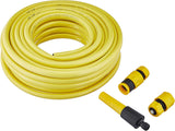 Meister kruisgeweven slang, 12,7 mm (1/2 inch) - lengte 20 m - inclusief fittingen - voor het besproeien van kleine oppervlakken - plet- en slijtvast - UV-bestendig / tuinslang / waterslang / 9926280