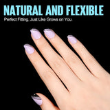 TOMICCA Coffin Tips Ultrakorte nageltips - nageltips, zachte geltips, volledige dekking, voorgevormde matte kunstnageltips, gelnageltips - 360 stuks, 15 maten