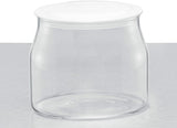 Rommelsbacher JG 1 reservepot voor yoghurt- en roomkaasmaker JG 80-1,2 liter met deksel (2 stuks) Voedselbewaardozen Naty Shop