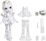 Rainbow High Shadow High Girl's Night Doll - Natasha Zima - 28 cm modepop in grijstinten, wit haar en zilveren outfit met accessoires en kam - Voor verzamelaars en kinderen vanaf 6 jaar