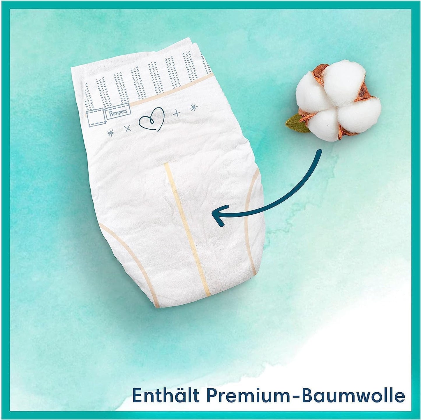 Harmonie Babyluierset maat 2 (4-8 kg, 240 stuks) MAANDDOOS en Harmonie Aqua Baby Natte Doekjes Box 720 Doekjes (15 x 48), Baby Essentials