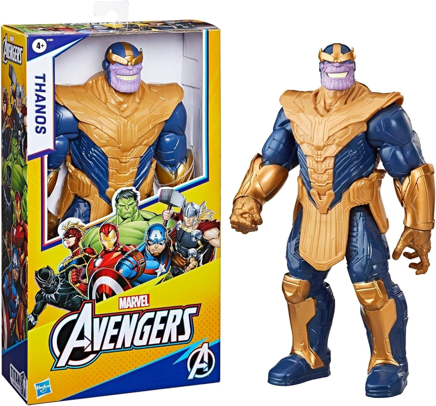 Marvel Avengers Titan Hero Series Deluxe Thanos Action Figure Bruin Actiefiguren Naty Shop