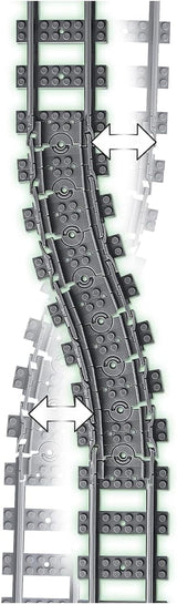 LEGO 60205 Stadsrails 20-delige uitbreidingsset voor kinderen, jongens en meisjes Speelgoedset Bouwsets Besuche in LEGO-Store