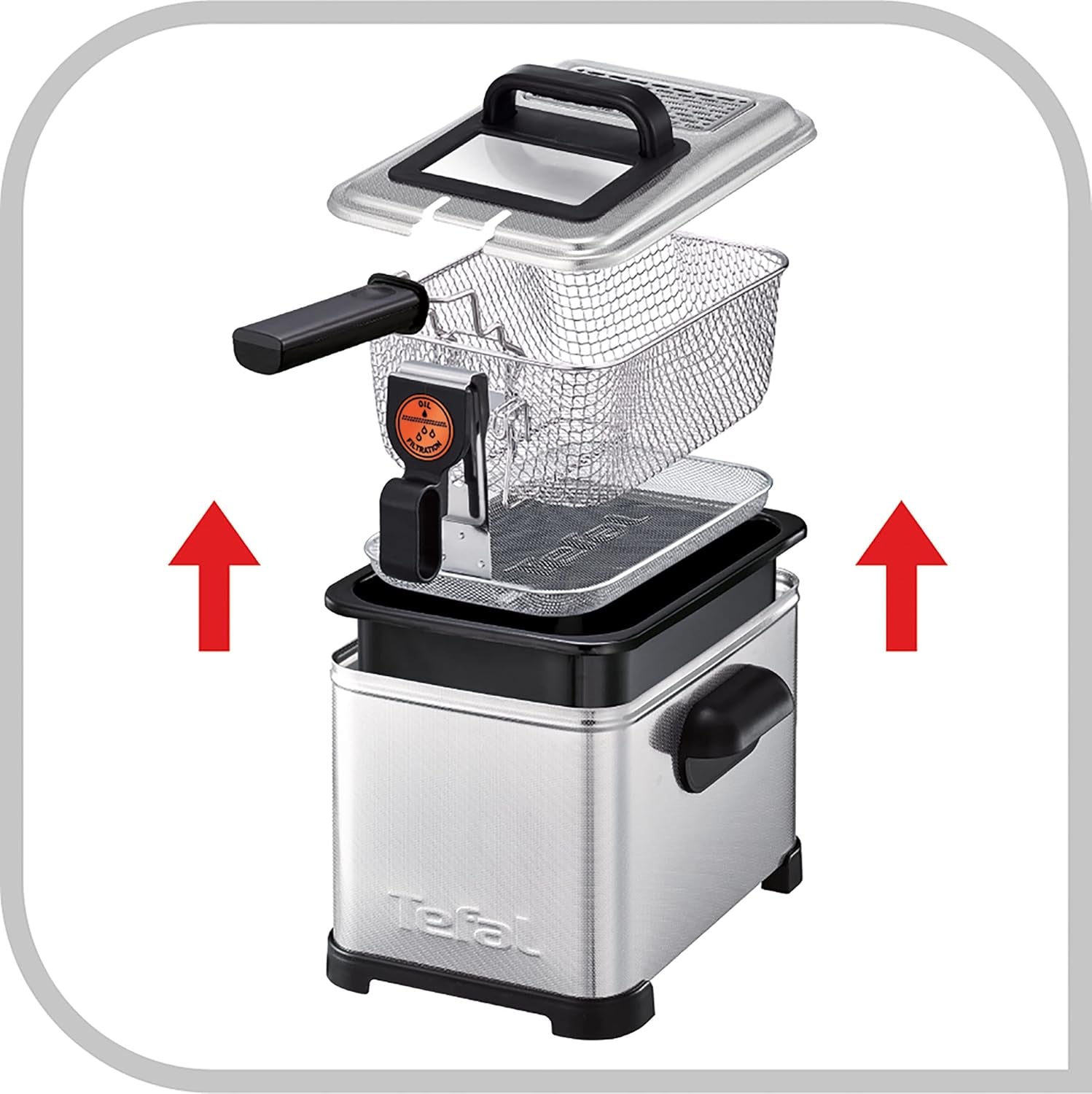 Tefal FR5160 Filtra Pro, semi-professionele oliefriteuse Apparaten Naty Shop