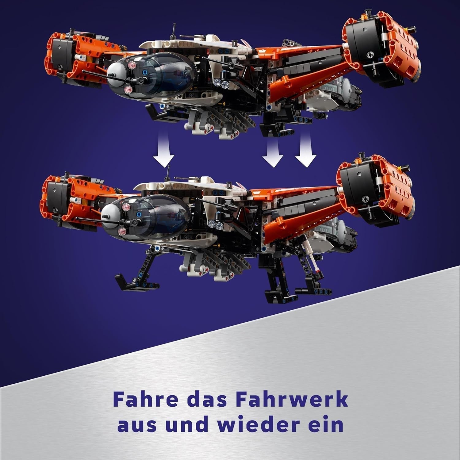 LEGO Technic Vtol Space Transporter LT81, ruimtebouwset, ruimtespeelgoed, ruimteschip, mini-rover speelset, cadeau voor jongens en meisjes vanaf 10 jaar oud 42181 Bouwsets Besuche in LEGO-Store