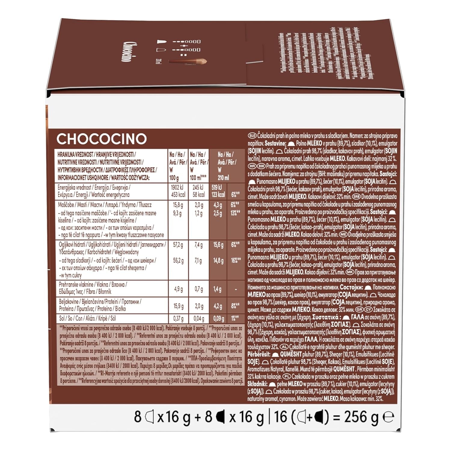 NESCAFÉ DOLCE GUSTO Chococino Kakaokapseln 3er-pakket (3 x 16 Kapseln)